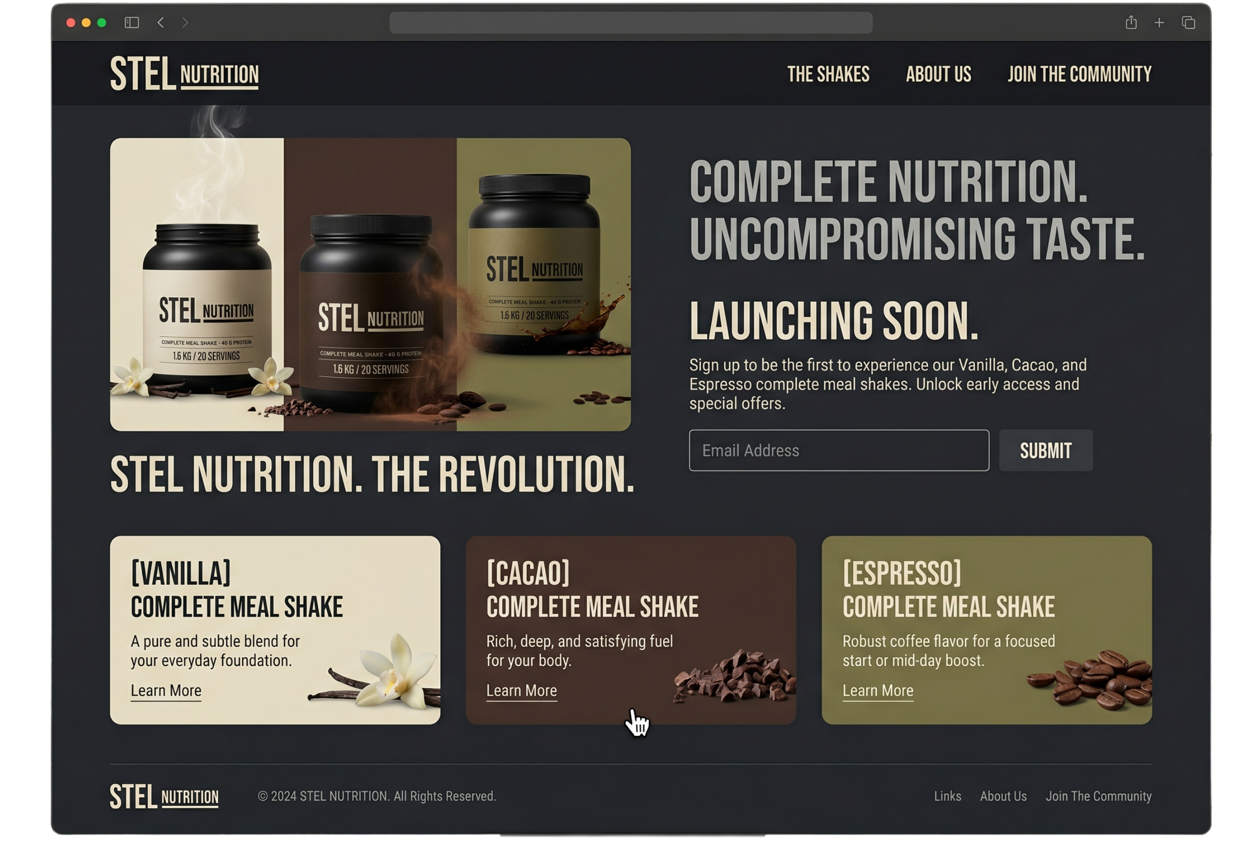 Website concept 1